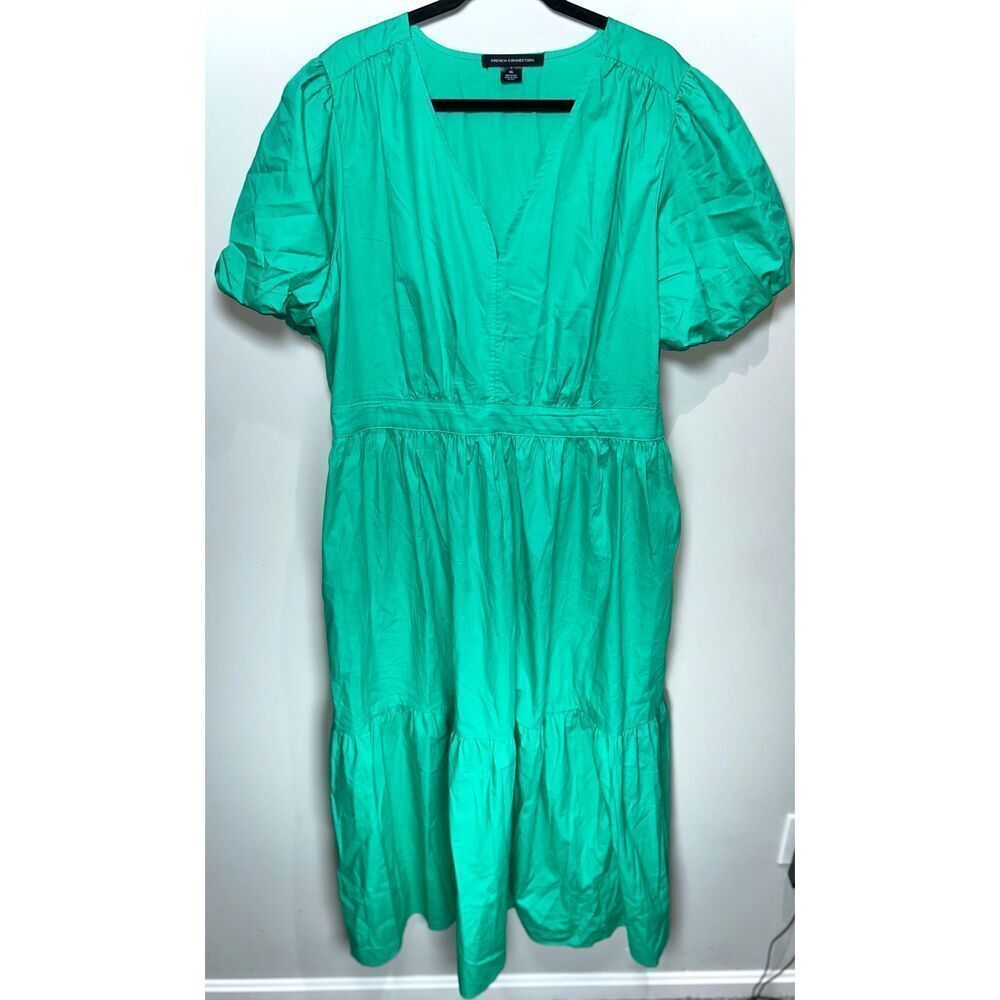 French Connection green midi dress size XXL